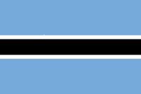 image of Botswana flag