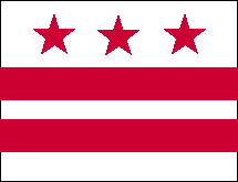 Image of Washington DC State flag
