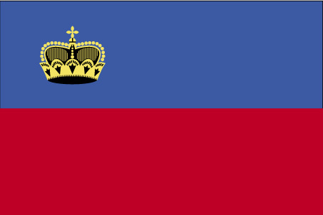 image of liechtenstein state flag