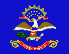 Image of North Dakota state flag