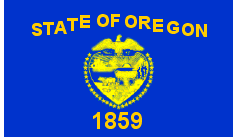 Image of Oregon state flag