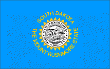 Image of South Dakota state flag