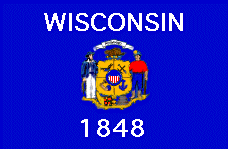 Image of Wisconsin state flag
